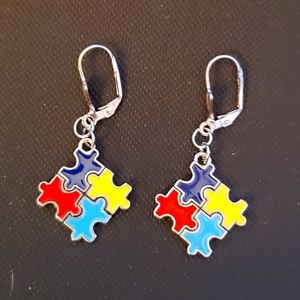 Autism Speaks Earrings NEW